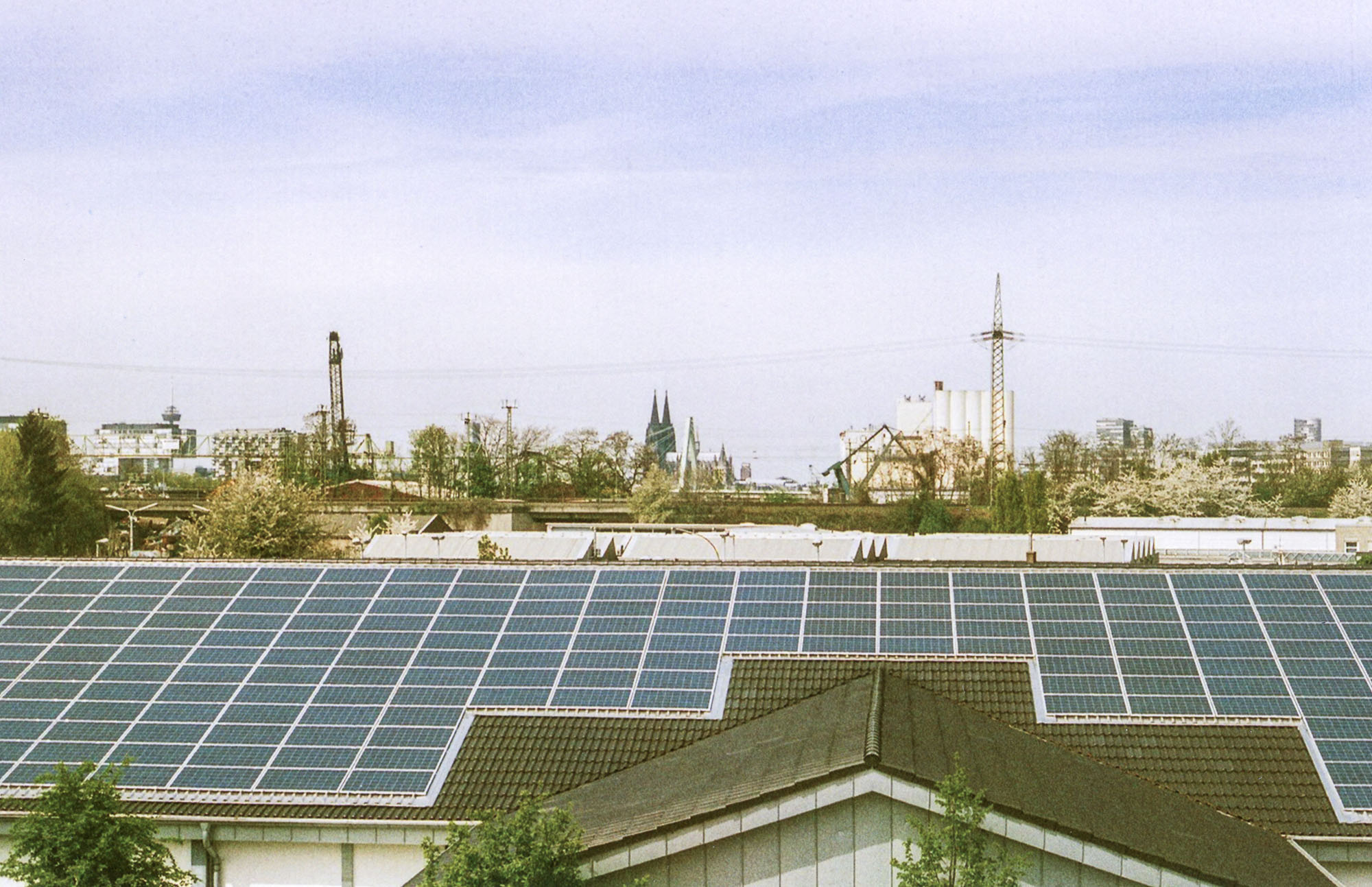 Blick auf den Deutzer Hafen